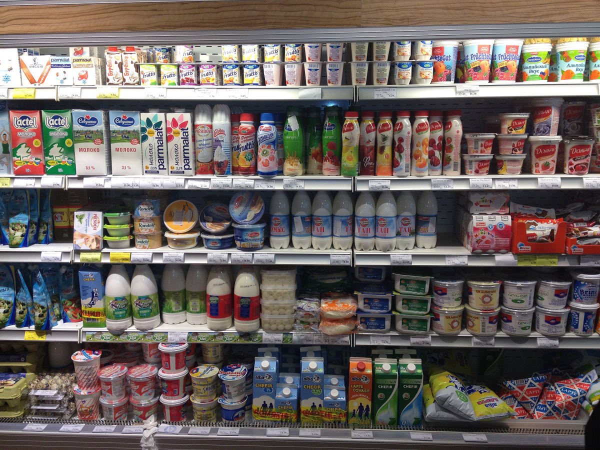 Balcões em mercado